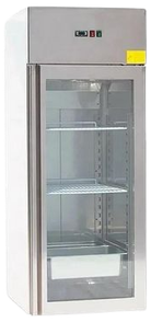 מקפיא נירוסטה עומד דלת זכוכית